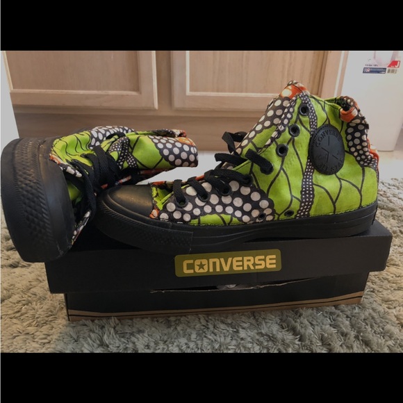 Authentic Ankara Print Converse - Picture 2 of 2